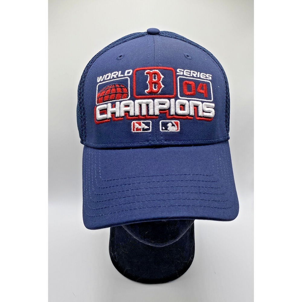 Boston Red Sox World Series Champs 2004 Hat Cap Authentic Mesh OS New Era